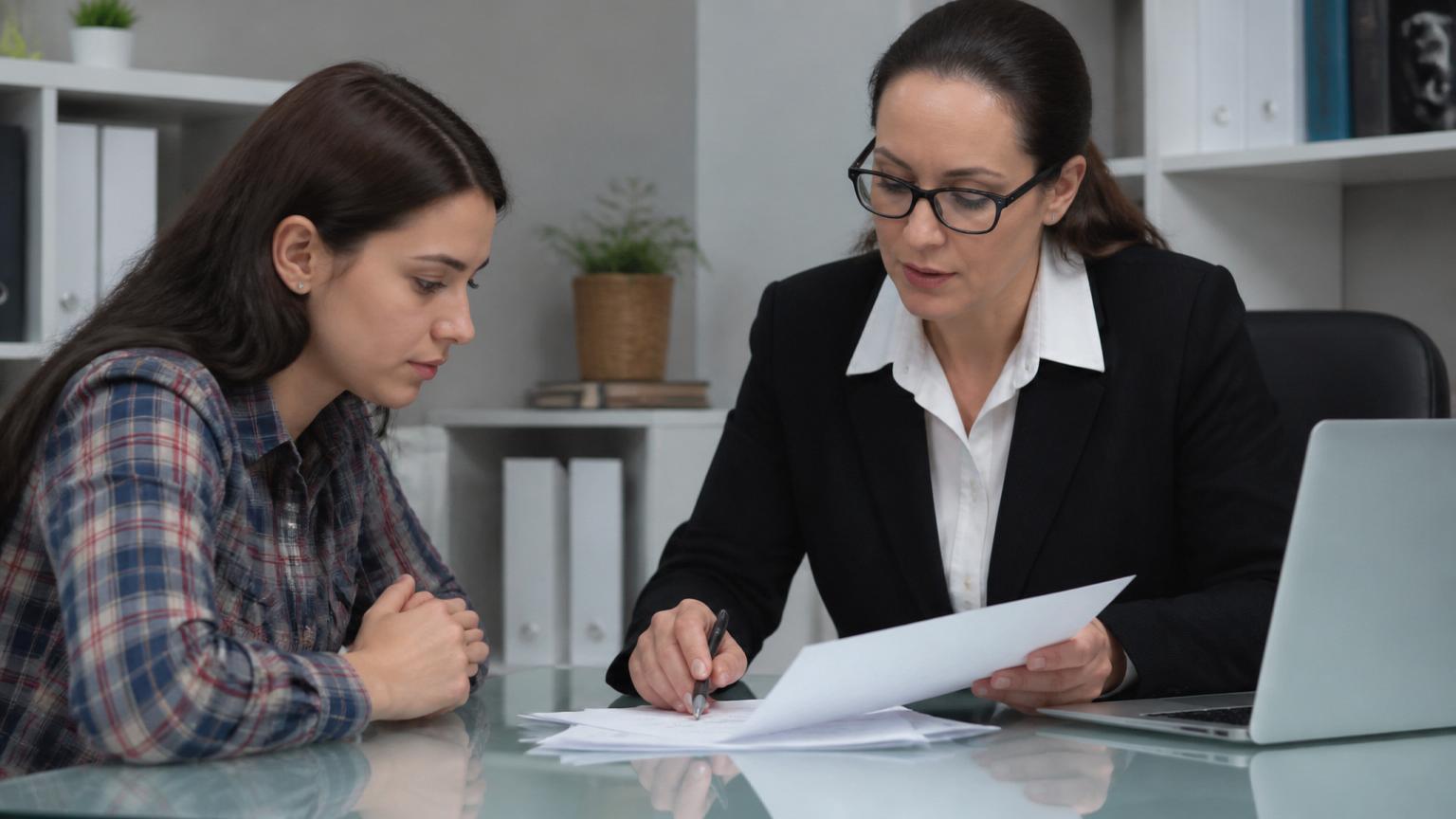 Student loan borrower consulting a consumer rights attorney about federal loan servicer errors